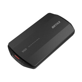 BUFFALO バッファロー 外付けSSD 500GB ブラック SSD-PHP500U3-BA 【北海道・沖縄・離島配送不可】