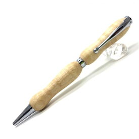 日本製 銘木 ハンドメイドボールペン 8Color Wood Pen〔クロスタイプ/芯：0.7mm〕楓/メープルウッド【代引不可】【北海道・沖縄・離島配送不可】