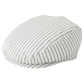 ストライプハンチング帽子 ホワイト KMCH2961-21【代引不可】【北海道・沖縄・離島配送不可】