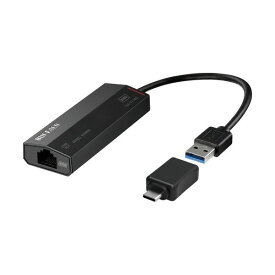 バッファロー 2.5GbE対応 USBLANアダプター TypeAtoC変換コネクタ付属 LUA-U3-A2G/C 1個