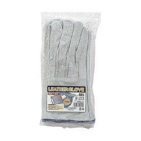 (まとめ) おたふく手袋 牛床革内綿溶接5本指手袋 485 1双 〔×5セット〕