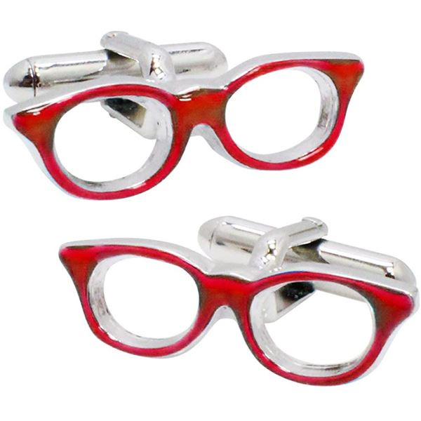 SWANK スワンク 日本製 赤 眼鏡のカフス 休み 配送員設置送料無料