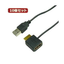 10個セット HORIC HDMI-USB電源アダプタ HDMI-138USBX10【代引不可】【北海道・沖縄・離島配送不可】