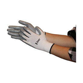 (まとめ) おたふく手袋 ニトリル背抜き手袋 ホワイト L A-32-WH-L 1双 〔×50セット〕