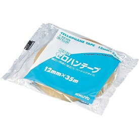 （まとめ買い）コクヨ セロハンテープ 大巻き Sパック 12mm×35m T-SS12N 〔10巻セット〕【北海道・沖縄・離島配送不可】