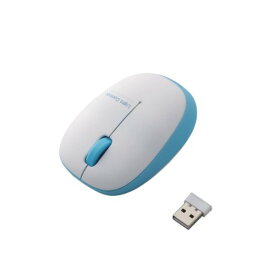 エレコム ワイヤレスマウス BlueLED 3ボタン ふわっと軽い 小型軽量 50g ブルー M-BL20DBBU【代引不可】【北海道・沖縄・離島配送不可】