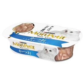 （まとめ買い）モンプチ プチリュクスカップ かつお 57g 猫用 キャットフード 〔×24〕【代引不可】【北海道・沖縄・離島配送不可】