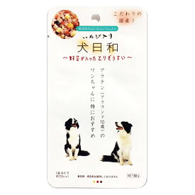 （まとめ買い）わんわん 犬日和 野菜が入ったとりぞうすい 60g 犬用フード 〔×30〕 【北海道・沖縄・離島配送不可】