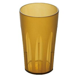 （まとめ買い）エンテック キングタンブラー ストレートタイプ 410ml アンバー TR-806A 〔×5〕 【北海道・沖縄・離島配送不可】