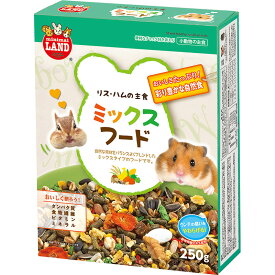 マルカン リス・ハムの主食ミックスフード 250g 小動物用フード 【北海道・沖縄・離島配送不可】