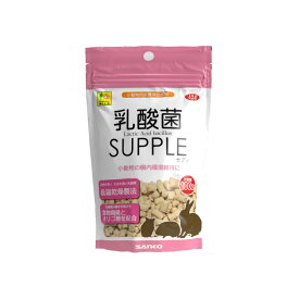 （まとめ買い）三晃商会 乳酸菌サプリ お徳用 100g ウサギ用フード 〔×4〕 【北海道・沖縄・離島配送不可】