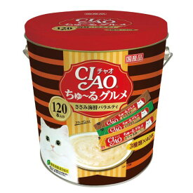 （まとめ買い）いなばペットフード CIAO チャオ ちゅ〜るグルメ とりささみ海鮮バラエティ 14g×120本 SC-213 猫用おやつ 〔×3〕 【北海道・沖縄・離島配送不可】