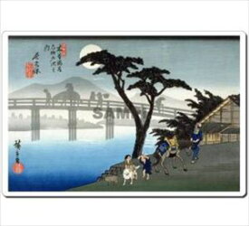 【メール便発送】浮世絵マウスパッド 1015 歌川広重 長久保 Japan Ukiyoe MousePad【代引不可】