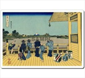 【メール便発送】浮世絵マウスパッド 4003 葛飾北斎 五百らかん寺さざゐどう Japan Ukiyoe MousePad【代引不可】