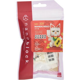 【メール便発送】カワダ ナノブロック 招き猫 NBC_331 12才以上