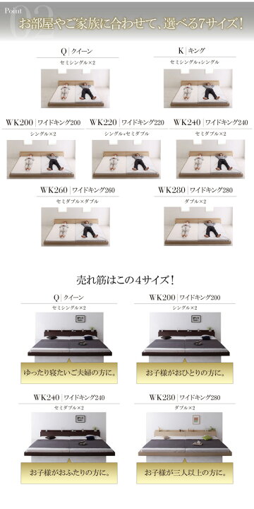 楽天市場】〔組立設置料込み〕スーパーワイドキングサイズ 大型 モダン 