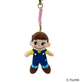 不二家 公式 ポコちゃん コイルチェーン ぬいぐるみ マスコット ポコ ぽこちゃん キャラクター 約12cm ピンク