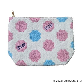不二家 公式 キュートミルキーポーチ さがら刺繍 ペコちゃん ペコ ぺこちゃん キャラクター ポーチ 日用品 かわいい
