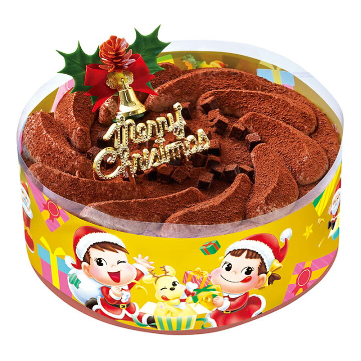 楽天市場 送料無料 不二家 クリスマス 糖質オフ チョコ生ケーキ 5号 14 5cm チョコレート ハイカカオ 人気 誕生日 ギフト 通販 飾り 洋菓子 ケーキ お祝い スイーツ 冷凍 お礼 フジヤ ふじや Fujiya 贈り物 ペコちゃん キャラクター ランキング入賞 クリスマス22