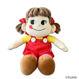 不二家 公式 ペコちゃんぬいぐるみ（peko）ポリエステル 子供 子ども ふわふわ ギフト 癒し ペコちゃん ペコ ぺこちゃん