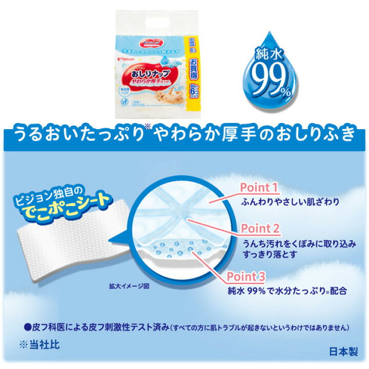 おしりふき 詰替用ピジョン Pigeon おしりナップ プレミアム極上厚手 50枚×6パック×6個入りケース品 77%以上節約 おしりふき 詰替用ピジョン Pigeon おしりナップ プレミアム極上厚手 50枚×6パック×6個入りケース品 77%以上節約