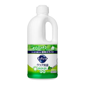 キュキュット　クリア除菌　緑茶の香り　つめかえ用　1250ml ×6個（1ケース）KO 花王
