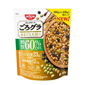 日清シスコ　ごろグラ糖質60％オフまるごと大豆 350g×6個入り(1ケース)（SB）