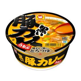 マルちゃん 黒い豚カレーうどん 87g×12個入り (1ケース) (KT)