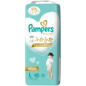 パンパース　肌へのいちばんパンツ　スーパージャンボL 40枚×4パック(1ケース)(PP)