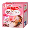 めぐりズム蒸気でホットアイマスク 無香料 12枚入×12個