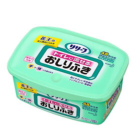 リリーフ トイレに流せるおしりふき 本体 24枚入×12個 (計288枚) 花王（富士薬品）KO