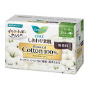 【医薬部外品】ロリエしあわせ素肌Botanical　Cotton100％　多い昼用22．5cm　羽つき　無香料 　16個入り×3個セット　KO 花王
