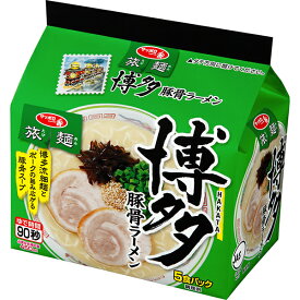 サッポロ一番　旅麺　博多　豚骨ラーメン　5食パック 80g×5食×6個入り(1ケース)（KK）