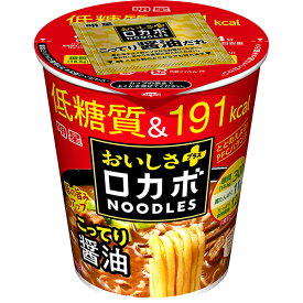 明星　ロカボNOODLESおいしさプラス　こってり醤油 59g×12個入り(1ケース)（AH）