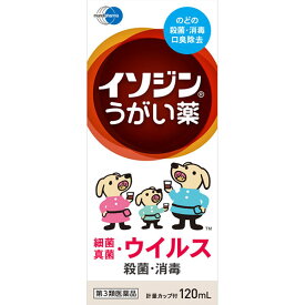 【第3類医薬品】イソジンうがい薬 (120mL)