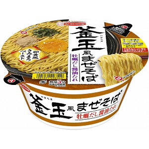 エースコック 釜玉風まぜそば 牡蠣だし醤油たれ 124g×12個入り (1ケース)