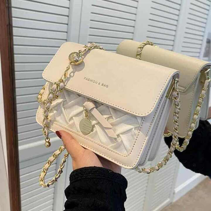 楽天市場】ショルダーバッグ レディース スクエア型 かぶせ 小さい  