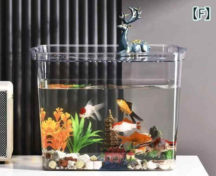 楽天市場】水槽 蓋付き ふたなし 金魚 魚 水生生物 かめ 透明 家庭用 
