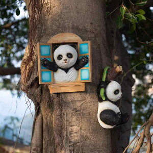 置物 ガーデンオーナメント ぶら下げ 飾り パンダ リス ウサギ モンキー ディスプレイ デコレーション オブジェ インテリア 庭 パティオ 造園 ガーデニング リビング かわいい 癒し 安らぎ