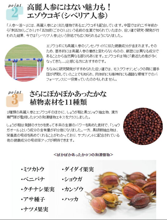 楽天市場 人参 活 30包 人参 ニンジン ジンセノサイド 高麗人参 エゾウコギ 究み 健康商品 マエダ薬品 秀 くすりと酵素酢の健康学園