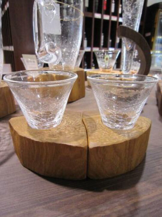 楽天市場】【至高の酒器】淳工房『木グラス』（ヒビ・槐・ペア台座 