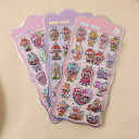 3Dラブブラブブステッカー 可愛い 創作 オリジナル 落書き 防水 スマホケース 手帳 スーツケース ノートパソコン 自転…