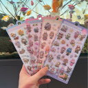 3Dラブブラブブステッカー 可愛い 創作 オリジナル 落書き 防水 スマホケース 手帳 スーツケース ノートパソコン 自転…