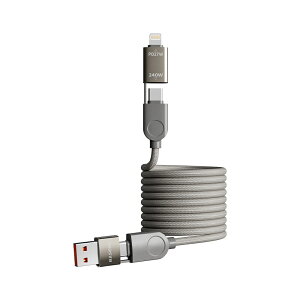 XpCP[u 240W z[ 4in1 }[dP[u iPhone Xiaomi Android Type-C @\ ґgR[h 4in1݌vŗsoɂœK iPhone15 iphone16