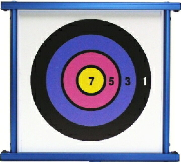 楽天市場 レクリエーション 吹き矢 マグネット吹矢用的ブルー 的のみ 表 競技的 裏 レクリエーション的 健康吹き矢ライフ