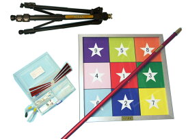 送料無料！ レクリエーション 吹き矢｜腹式呼吸法トレーニングと立姿勢が良くなる吹矢が吸盤式の矢と的でたのしめる特許取得商品 吸盤タイプビンゴ的吹き矢スタンドセット(QBS)筒の色は3色から選べます