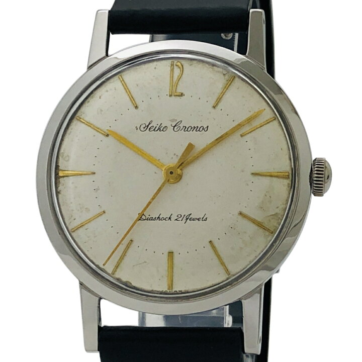 楽天市場】【中古】SEIKO Cronos セイコー クロノス J14023A 手巻き 