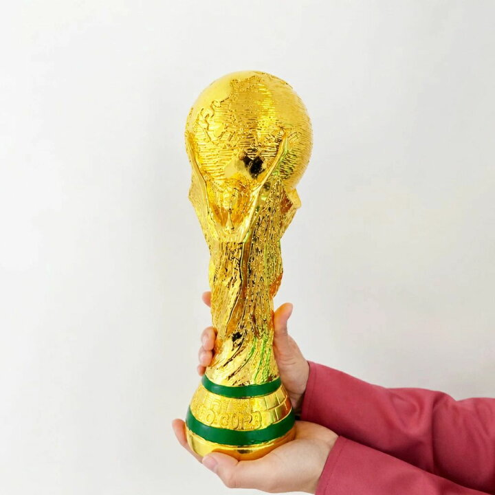 楽天市場】カタール ワールドカップ W杯 トロフィー レプリカ 36cm 