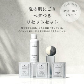 【2点10％OFF・3点15%OFFクーポン開催中】【夏限定】【公式】 FUKUBISUI（フクビスイ）夏の肌にごり・ベタつきリセットセット / ダイコンソープ/ 福美水200ml / 特典つき 送料無料