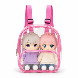 クリアリュック 推し活 バッグ ぬいぐるみ リュック ぬい活 痛バッグ 透明バッグ クリアバッグ ミニリュック レディース 小さめ 軽量 PVC 推し色 ライブ イベント コンサート プールバッグ 水泳 海 レジャー 収納